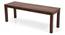 Arabia - Oribi 6 Seater Dining Table Set (With Bench) (Teak Finish, Wheat Brown) by Urban Ladder - Front View Design 4 - 124438