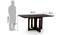 Danton 3-to-6 - Zella 6 Seater Folding Dining Table Set (Mahogany Finish, Avocado Green) by Urban Ladder - Dimension Design 2 - 125146