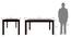 Arabia - Zella 6 Seater Dining Table Set (Mahogany Finish, Burnt Orange) by Urban Ladder - Dimension Design 2 - 125197