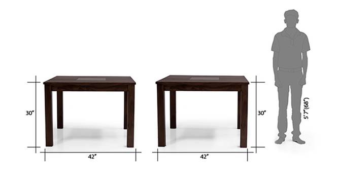 Brighton Square Capra 4 Seater Dining Table Set Urban Ladder