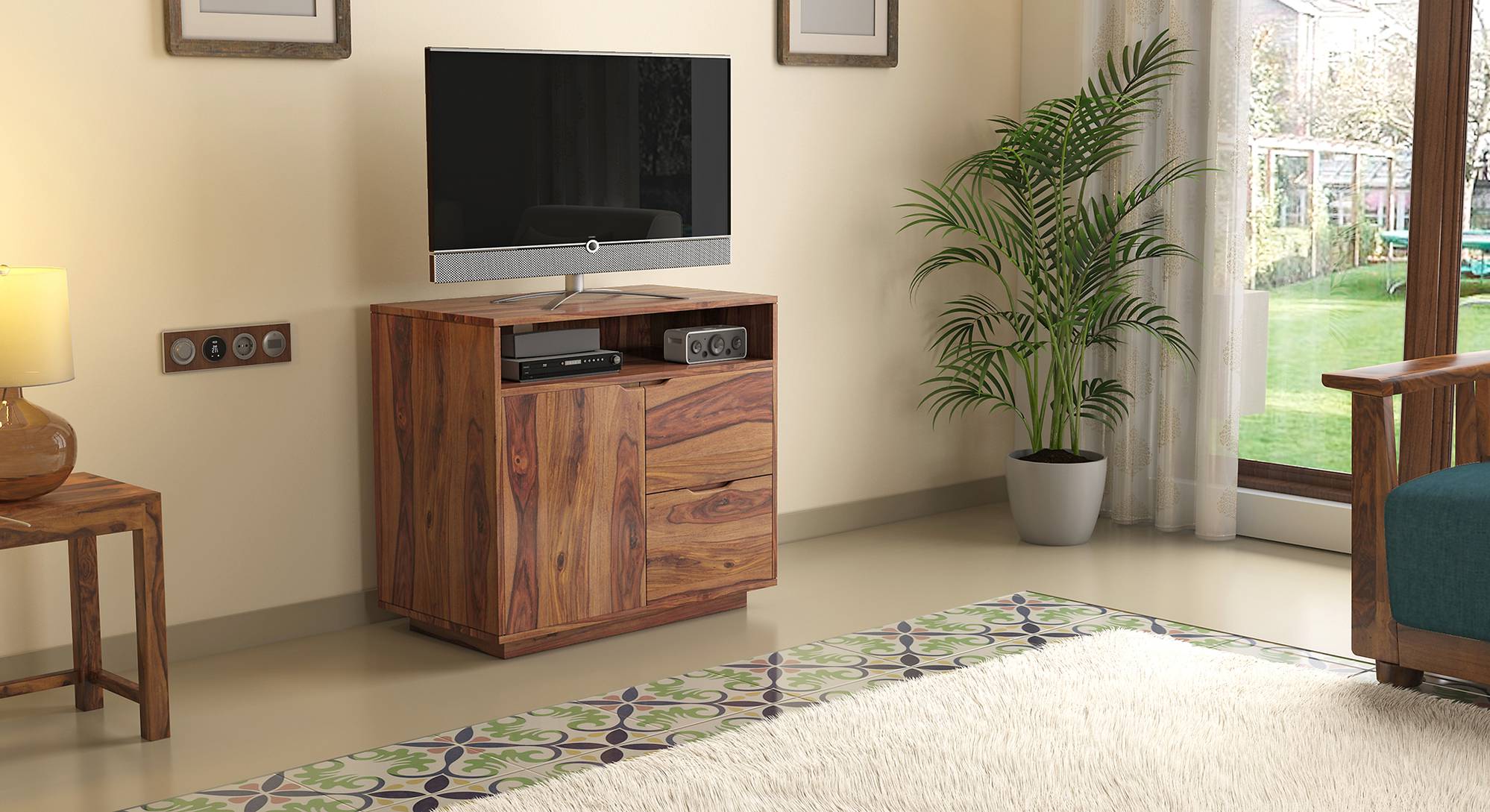 Zephyr High TV Unit Urban Ladder