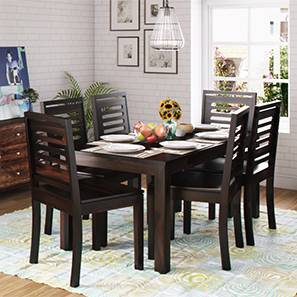 Dining Furniture In Chittoor Design Arabia XL Storage - Capra 6 Seater Dining Table Set (Mahogany Finish)