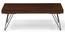 Dyson TV Unit - Coffee Table Set (Walnut Finish) by Urban Ladder - Front View Design 1 - 127288