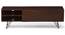 Dyson TV Unit - Coffee Table Set (Walnut Finish) by Urban Ladder - Front View Design 2 - 127292