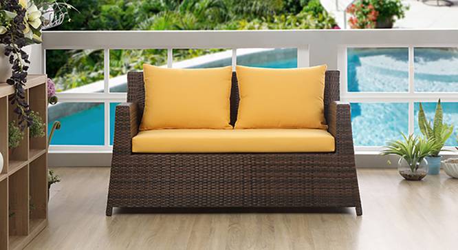 Samui Patio 2 Seater Chair (Brown Finish) by Urban Ladder - Full View Design 1 - 127916