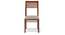 Zella Dining Chairs - Set of 2 (Teak Finish, Wheat Brown) by Urban Ladder - Front View Design 1 - 128866