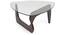 Noguchi Table Replica (Dark Walnut Finish) by Urban Ladder - Rear View Design 1 - 128997