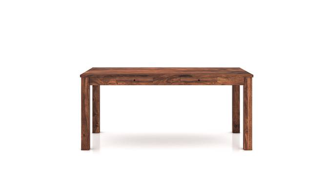 Arabia XL Storage - Oribi 6 Seater Dining Table Set (Teak Finish, Wheat Brown) by Urban Ladder - Front View Design 2 - 129279