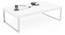 Marcel Coffee Table (White Gloss Finish, Large Size) by Urban Ladder - Design 1 Half View - 129334