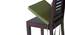 Capra Dining Chairs - Set of 2 (With Removable Cushions) (Mahogany Finish, Avocado Green) by Urban Ladder - Design 1 - 130259