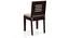 Capra Dining Chairs - Set of 2 (With Removable Cushions) (Mahogany Finish, Wheat Brown) by Urban Ladder - Design 1 - 130282