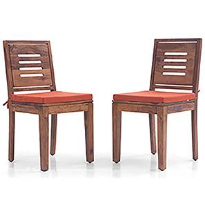 Dining Furniture In Kanpur Design Capra Solid Wood Dining Chair set of in Teak Finish