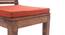 Capra Dining Chairs - Set of 2 (With Removable Cushions) (Teak Finish, Burnt Orange) by Urban Ladder - Design 1 - 130303