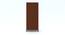 Magellan Dressing Table With Pouffe (Teak Finish) by Urban Ladder - Rear View Design 1 - 130827