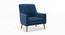 Hagen Lounge Chair (Cobalt) by Urban Ladder - Cross View Design 1 - 134023