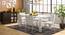 Kariba 6 Seater High Gloss Dining Table (White High Gloss Finish) by Urban Ladder - Design 1 Full View - 135029
