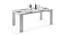 Kariba 6 Seater High Gloss Dining Table (White High Gloss Finish) by Urban Ladder - Cross View Design 1 - 135031