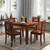 Arabia capra 4 seater storage dining table set mh 00 lp