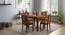 Arabia - Capra 4 Seater Storage Dining Table Set (Teak Finish) by Urban Ladder - Design 1 Full View - 135947