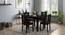 Arabia - Capra 4 Seater Storage Dining Table Set (Mahogany Finish) by Urban Ladder - Design 1 Full View - 135961