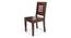 Arabia - Capra 4 Seater Storage Dining Table Set (Mahogany Finish) by Urban Ladder - Front View Design 3 - 135968