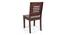 Arabia - Capra 4 Seater Storage Dining Table Set (Mahogany Finish) by Urban Ladder - Rear View Design 3 - 135969