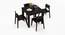 Arabia - Gordon 4 Seater Storage Dining Table Set (Mahogany Finish) by Urban Ladder - Design 1 Half View - 135976
