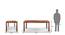 Arabia XXL - Capra 8 Seater Dining Table Set (Teak Finish) by Urban Ladder - Design 2 Dimension - 136177