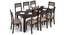 Arabia XXL - Zella 8 Seater Dining Table Set (Mahogany Finish, Wheat Brown) by Urban Ladder - Design 1 Half View - 136331