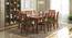 Arabia XXL - Zella 8 Seater Dining Table Set (Teak Finish, Avocado Green) by Urban Ladder - Design 1 Full View - 136356