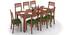 Arabia XXL - Zella 8 Seater Dining Table Set (Teak Finish, Avocado Green) by Urban Ladder - Design 1 Half View - 136357