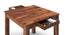 Arabia 4 Seater Dining Table (With Storage) (Teak Finish) by Urban Ladder - Design 1 Storage Image - 136490