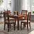 Arabia zella 4 seater storage dining table set tk 00 lp