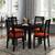 Arabia zella 4 seater storage dining table set mh 00 lp