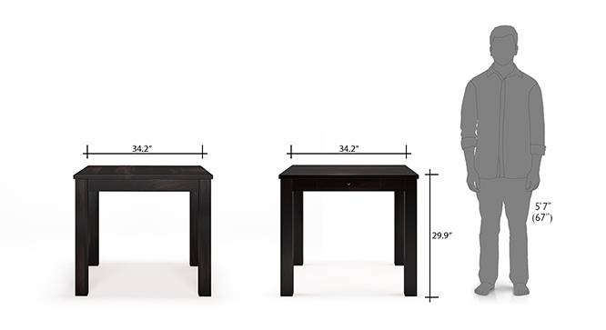 Arabia zella 4 seater storage dining table set mh 12