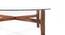 Cayman Glasstop Coffee Table (Teak Finish, Without Shelf) by Urban Ladder - Close View Design 1 - 136750