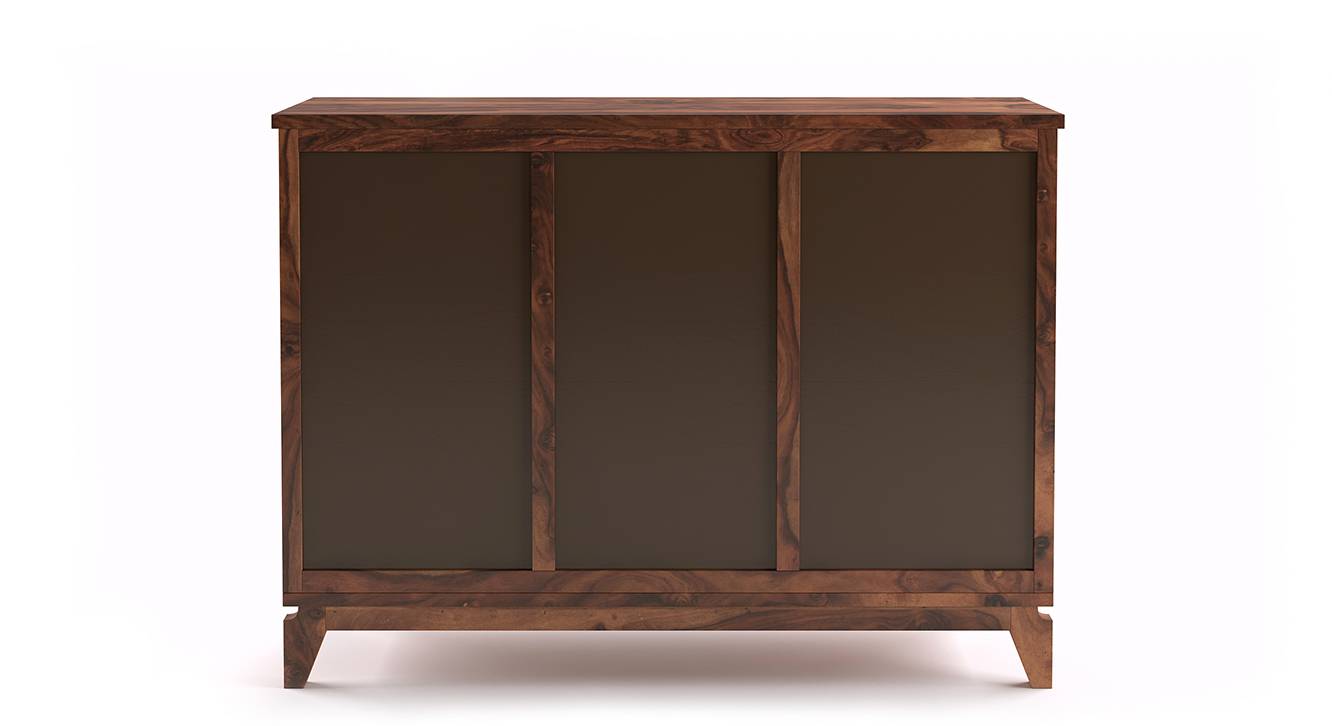 Akira Solid Wood Sideboard in Teak Finish Urban Ladder
