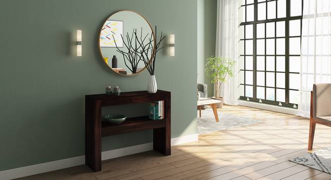 Epsilon Console Table (Mahogany Finish) by Urban Ladder