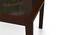 Vanalen 4 to 6 Extendable - Cabalo (Leatherette) 6 Seater Glass Top Dining Table Set (Black, Dark Walnut Finish) by Urban Ladder