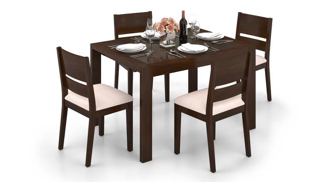 Vanalen 4 to 6 Extendable - Cabalo (Fabric) 4 Seater Glass ...