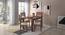 Zella Dining Chairs - Set of 2 (Teak Finish, Wheat Brown) by Urban Ladder - Full View Design 1 - 139883