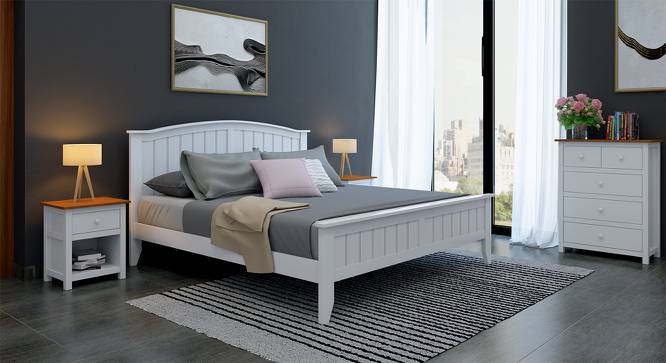 Evelyn Bedside Table (White Finish) by Urban Ladder - Design 1 Full View - 139983