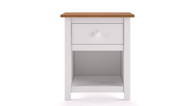 Evelyn Bedside Table (White Finish) by Urban Ladder - Front View Design 1 - 139984