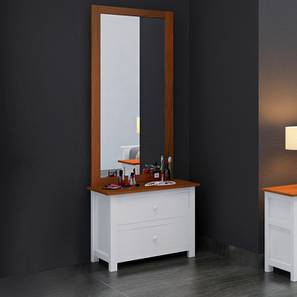 Mirror Dressing Table Design Evelyn Solid Wood Dressing Table in Finish