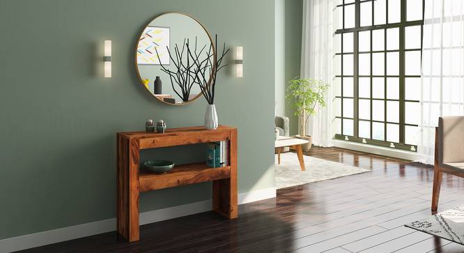 Epsilon Console Table (Teak Finish) by Urban Ladder - Design 1 Full View - 143567