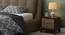 Martino Upholstered Bedside Table (Brown, Dark Walnut Finish) by Urban Ladder - Design 1 Full View - 144407