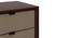 Martino Upholstered Bedside Table (Brown, Dark Walnut Finish) by Urban Ladder - Design 1 Zoomed Image - 144413