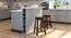 Schumman Bar Stool (Dark Walnut Finish) by Urban Ladder