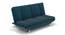 Edo Sofa Cum Bed (Blue) by Urban Ladder - Cross View Design 1 - 146241