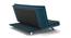 Edo Sofa Cum Bed (Blue) by Urban Ladder - Rear View Design 1 - 146244